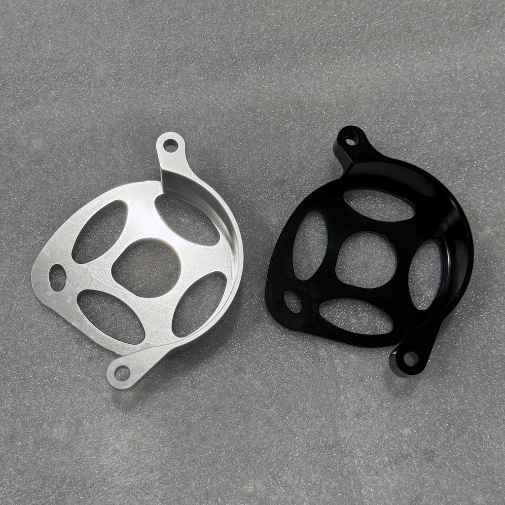 Surron Ultra Bee Metal Motor Cover | CNC Upgrade Replacement (Black & Chrome) Forged Racing