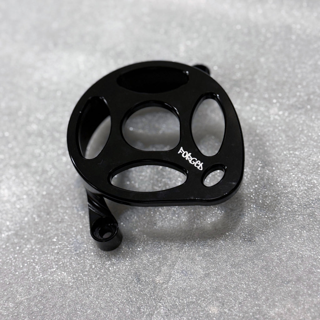 Surron Ultra Bee Metal Motor Cover | CNC Upgrade Replacement (Black & Chrome) Forged Racing