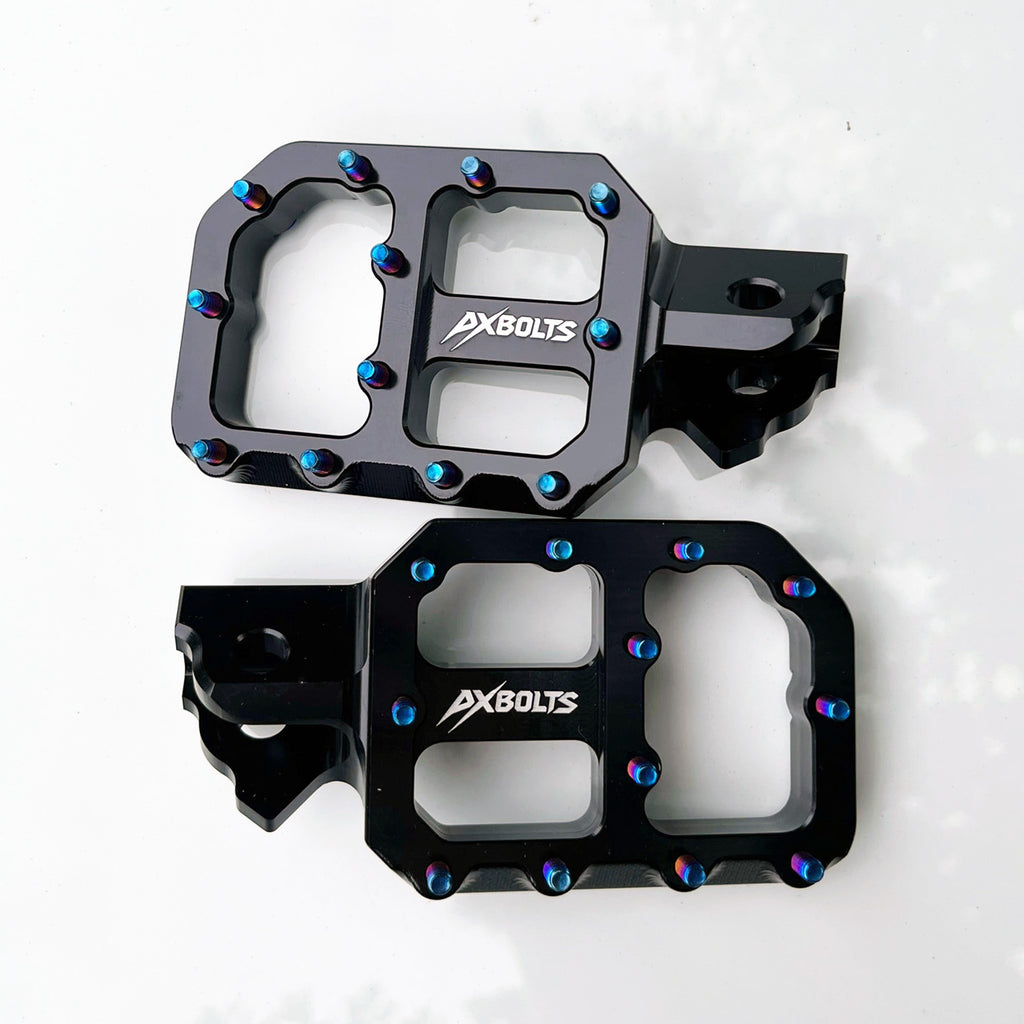 Surron Ultra Bee Titanium Footpegs Axbolts