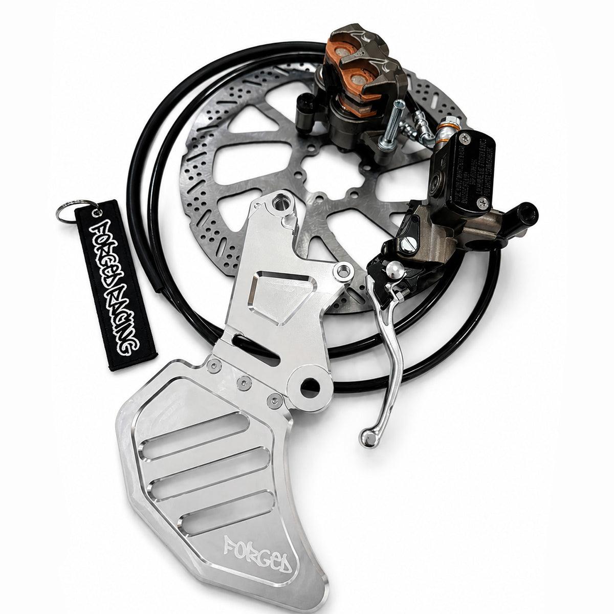Talaria & Surron Ultra Bee Brake Kit - Rear Brake upgrade for Talaria XXX, Talaria MX4/MX3, Surron Light Bee X, E-Ride Forged Racing