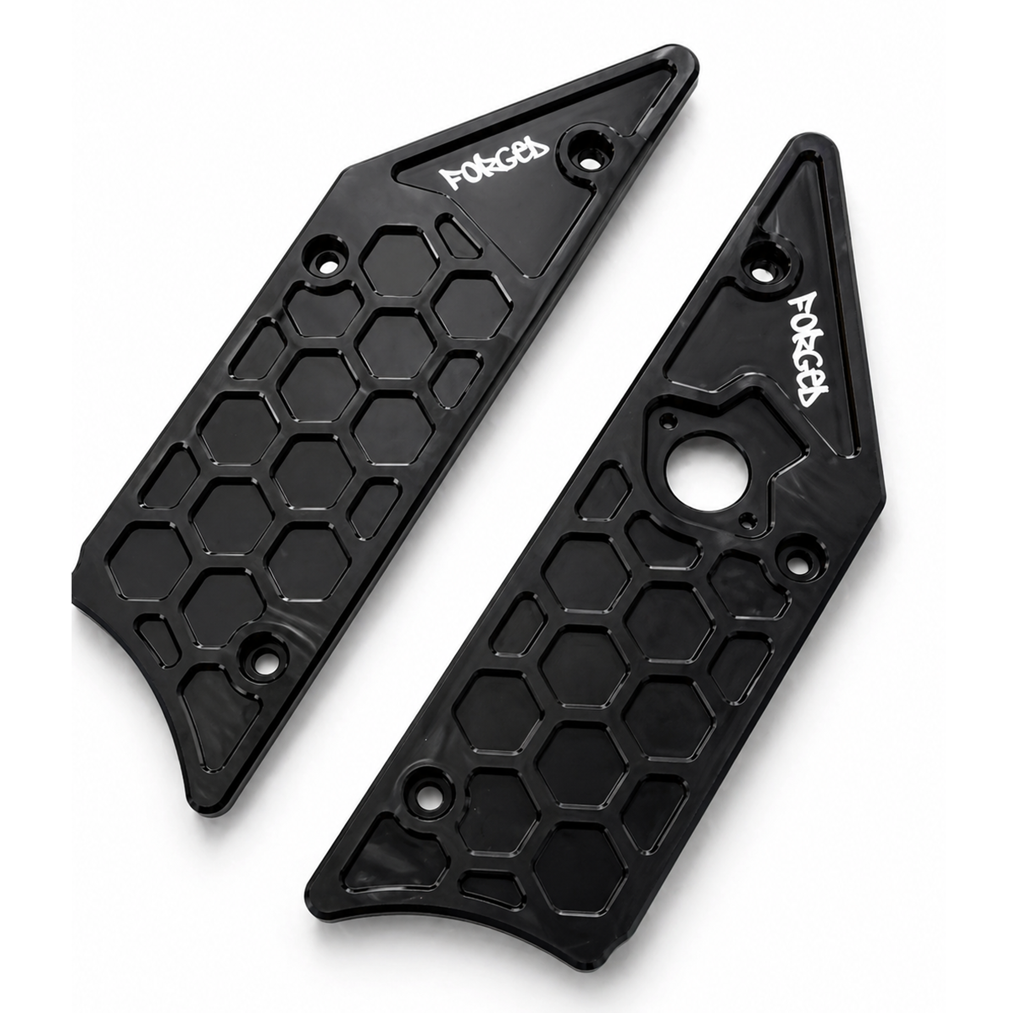 Talaria XXX and XXX Pro CNC metal side panels, direct bolt-on replacement – alternate angle