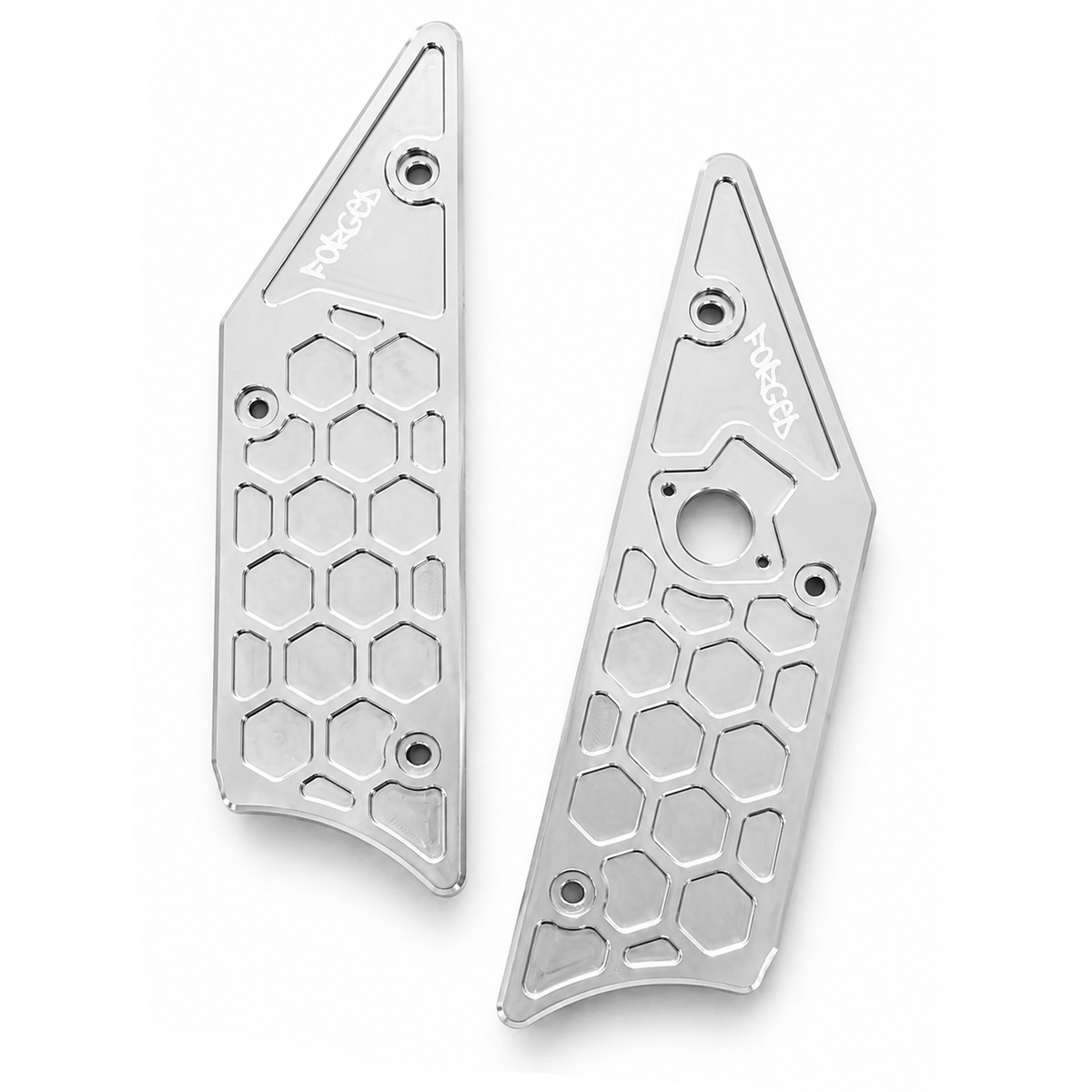 Talaria XXX and XXX Pro CNC metal side panels, direct bolt-on replacement – close-up detail

