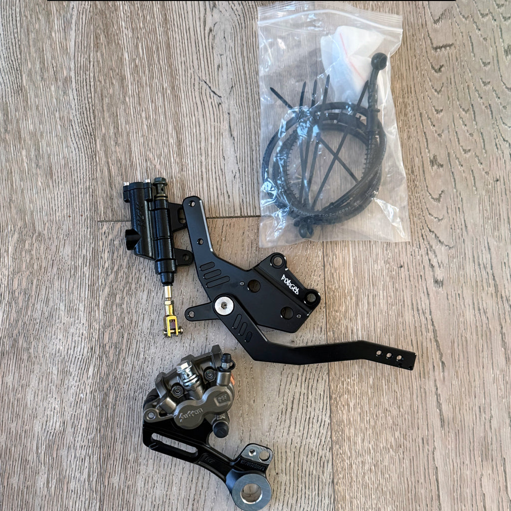 Talaria XXX Foot Brake Kit | Moto Style Rear Brake Conversion (Full Kit or Bracket Only) | Forged Racing Forged Racing