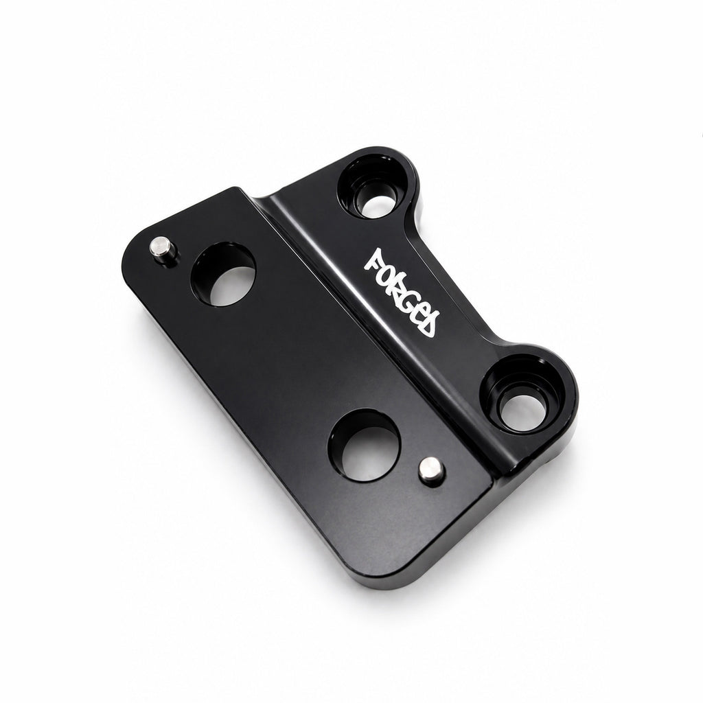 Talaria XXX Metal Foot Peg Brackets | CNC Upgrade Mounts (Black & Chrome) Forged Racing