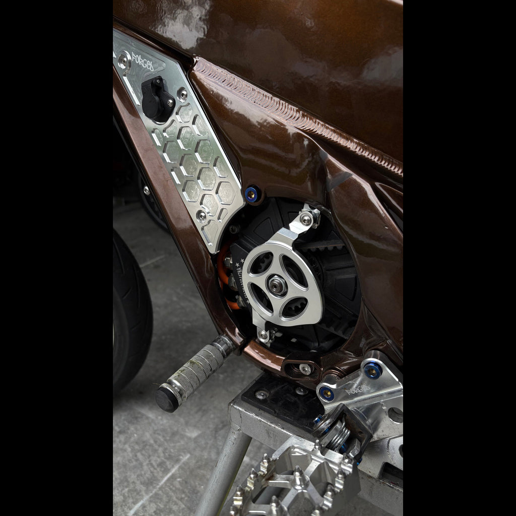 Talaria XXX Metal Motor Cover - Upgraded Replacement Forged Racing