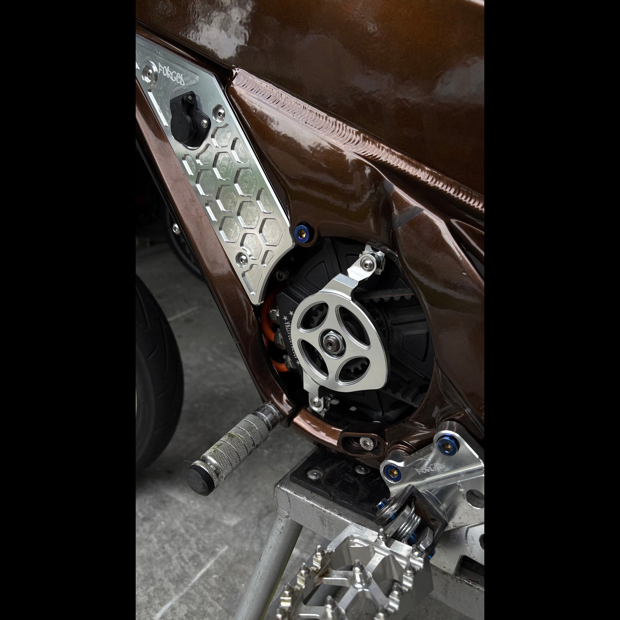 Talaria XXX Metal Motor Cover - Upgraded Replacement Forged Racing