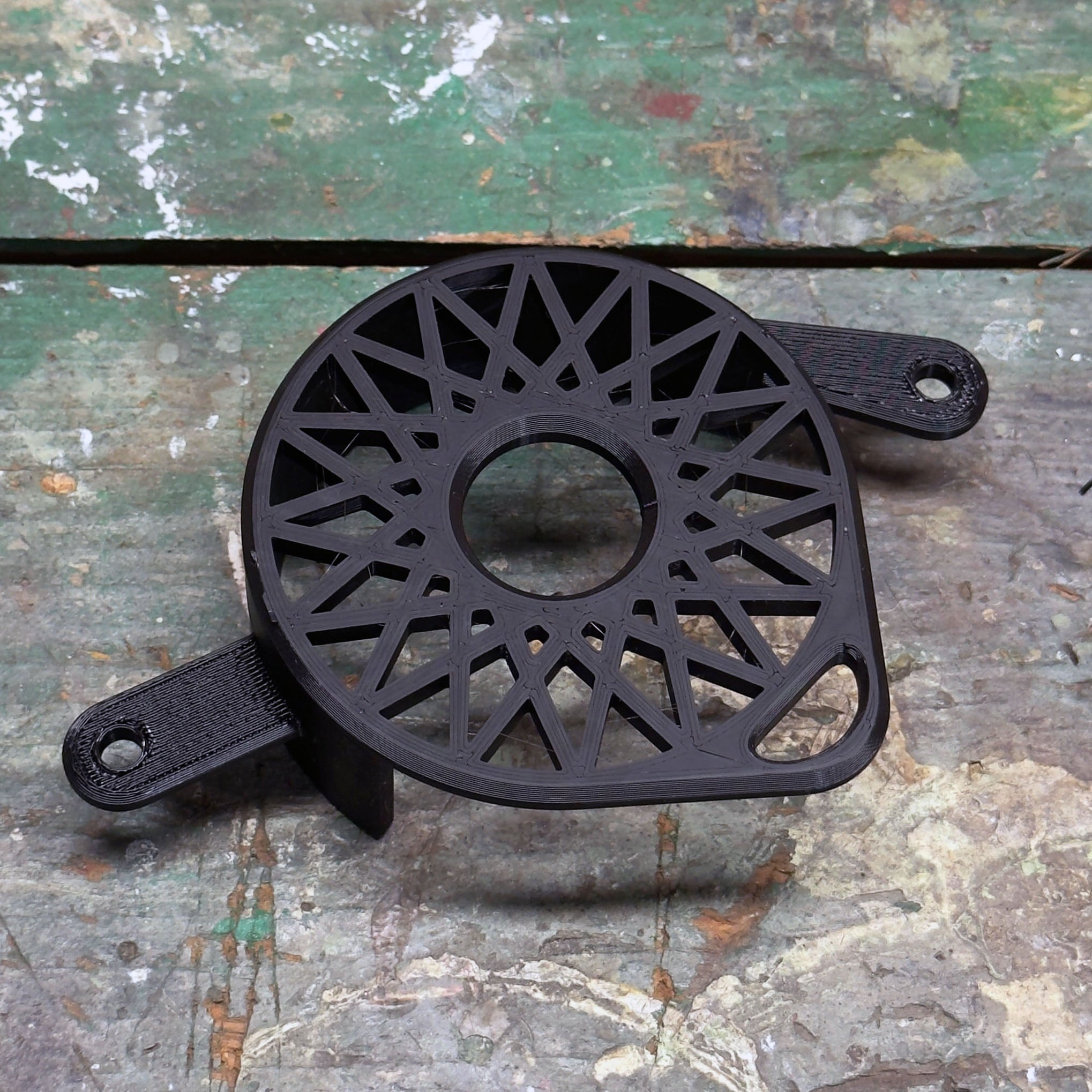Talaria XXX 3D-printed plastic motor cover – different angle