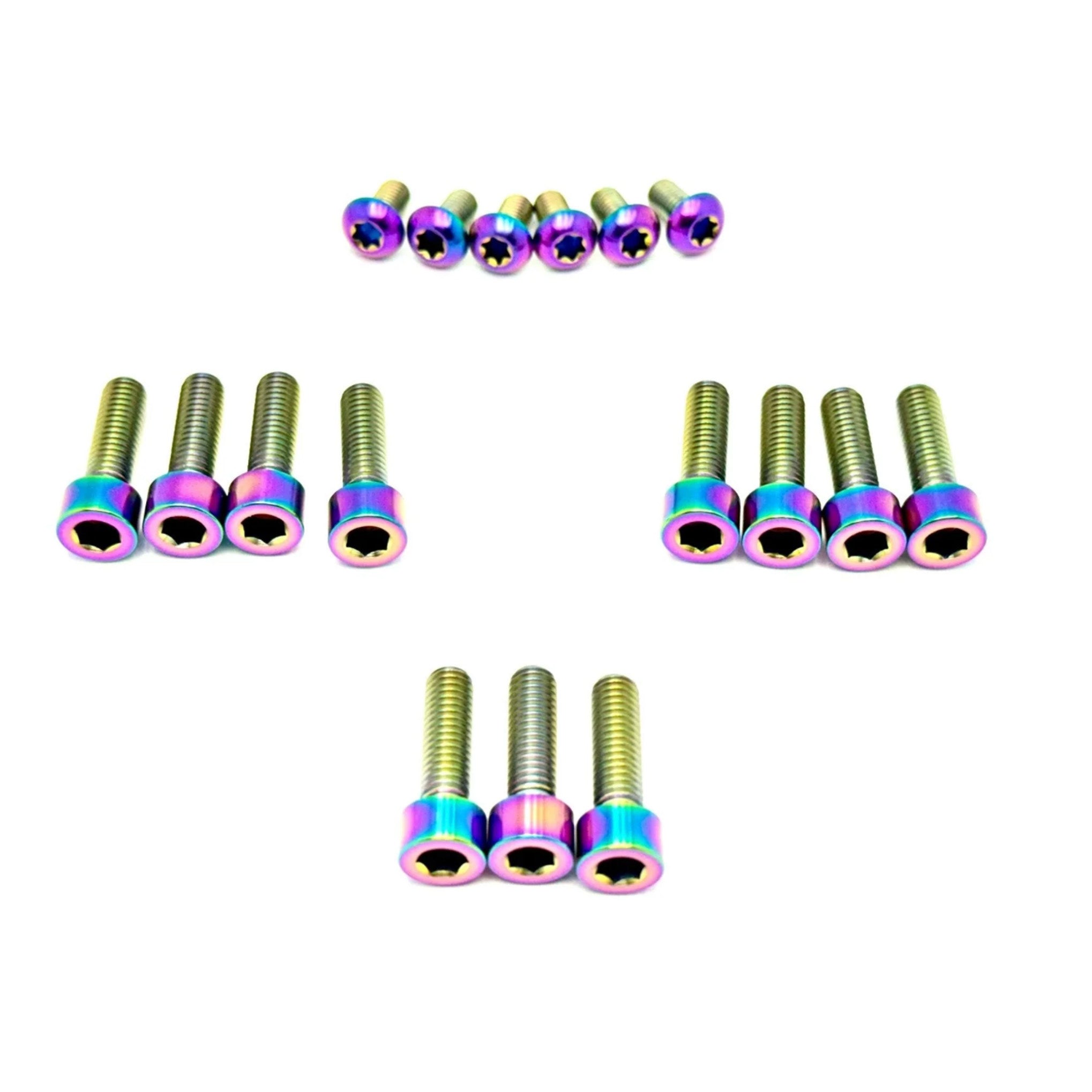 Titanium DNM/ KKE Fork Bolt Kits (Set of 11) Axbolts