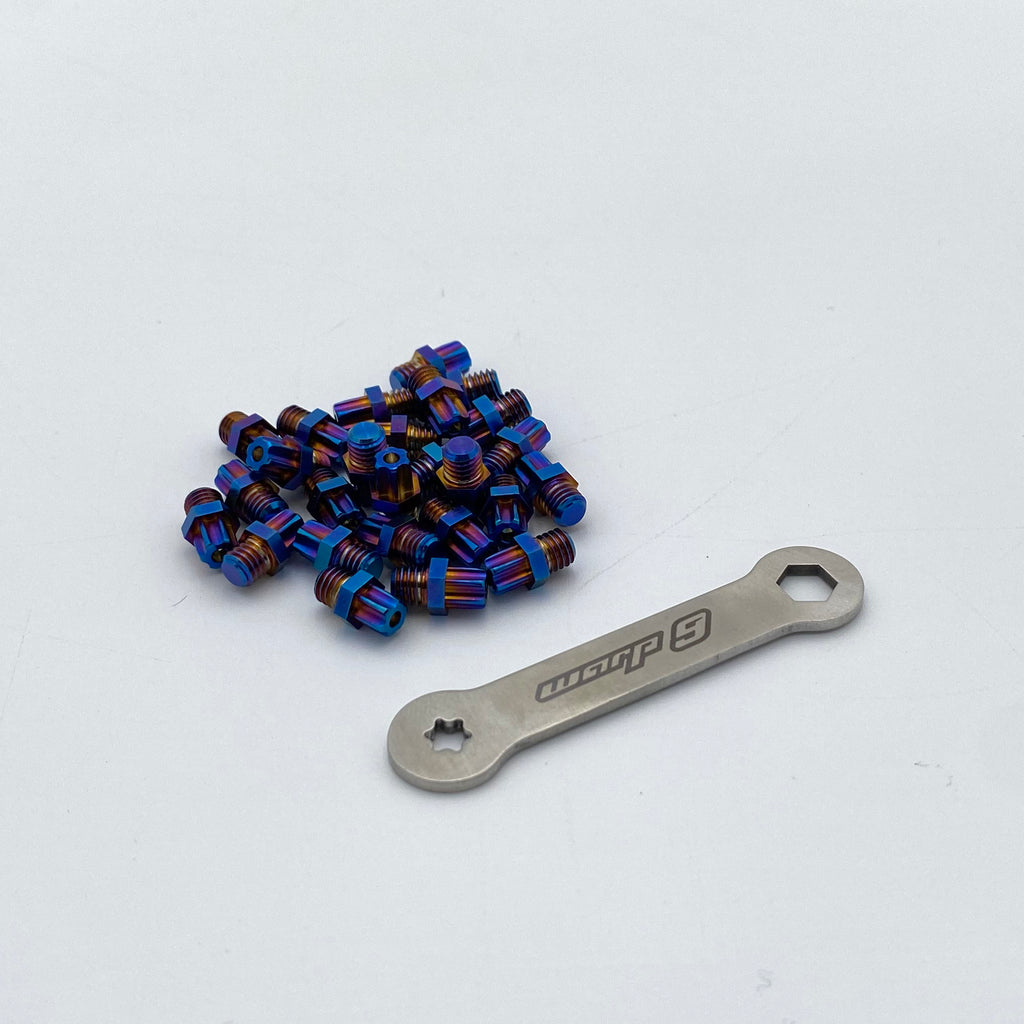 Titanium Elite Foot Peg Screws Warp9Racing