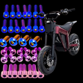 Tuttio titanium bolt kit, 37-piece full coverage set