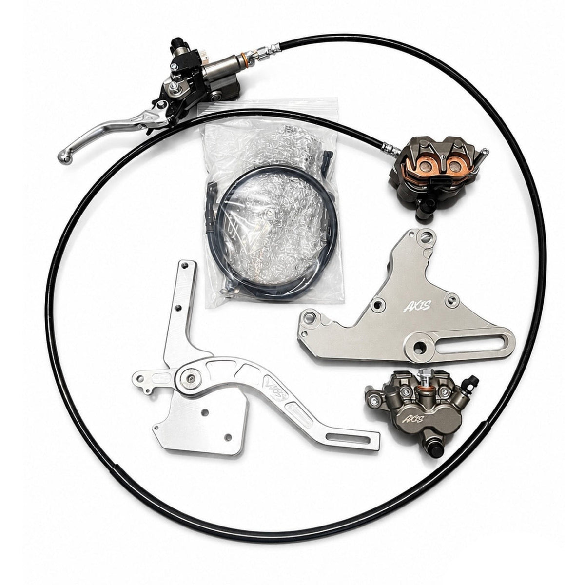 Full foot brake kit for Tuttio and Yozma with CNC aluminum components