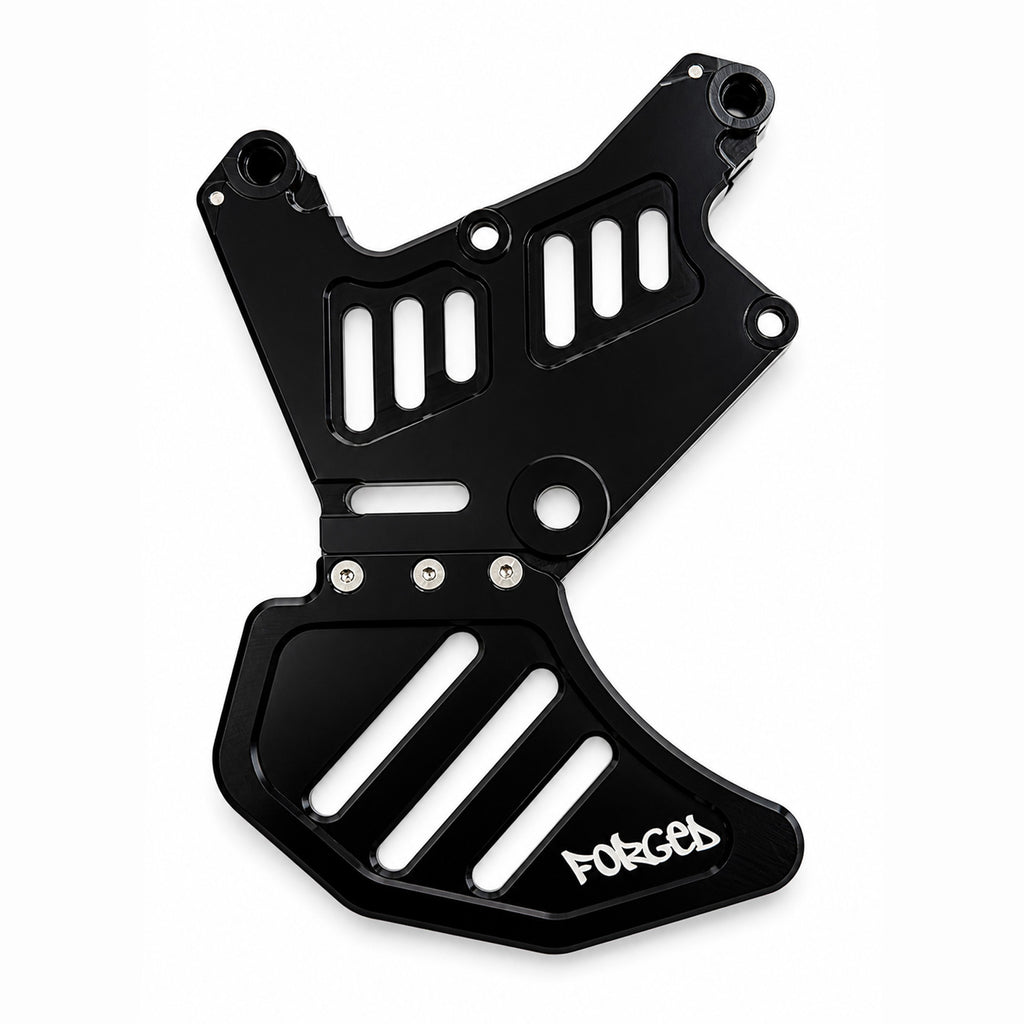 Upgraded Dual Caliper Mount + Rotor Guard for Sur Ron, Talaria & Segway | Heavy Duty Metal Forged Racing