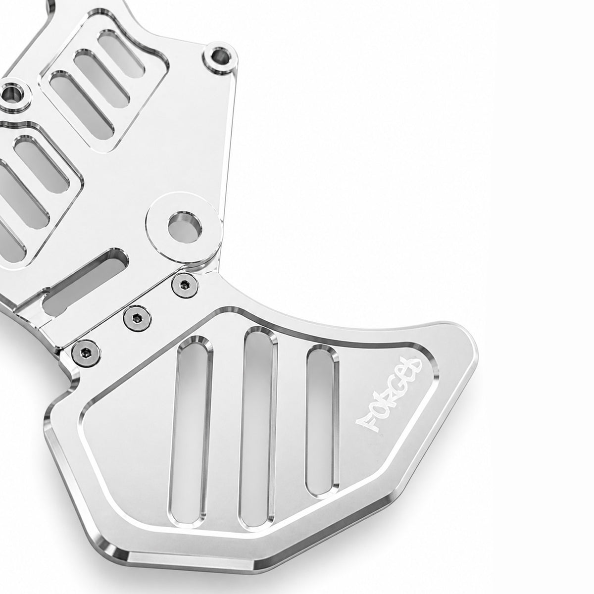 Upgraded Dual Caliper Mount + Rotor Guard for Sur Ron, Talaria & Segway | Heavy Duty Metal Forged Racing