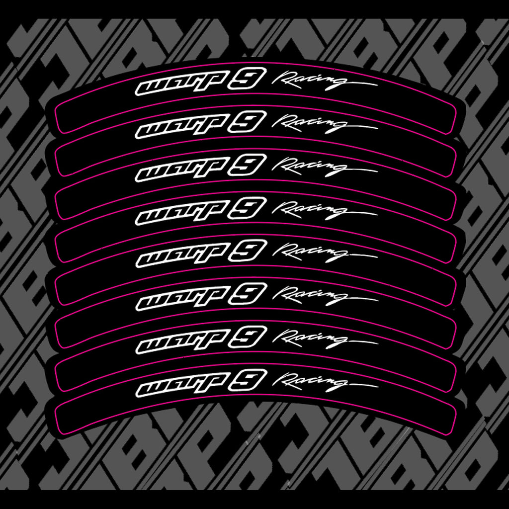 Warp 9 Rim Decals JBP