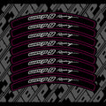 Warp 9 Rim Decals JBP