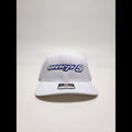 White and Blue W9 Hat Warp9Racing