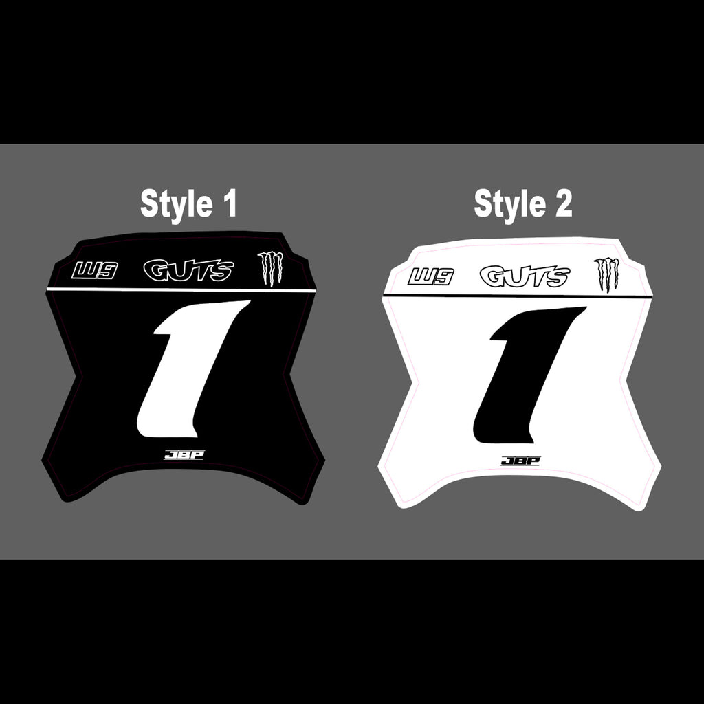 Yozma Race Front Plate Decal JBP